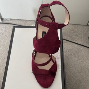 Nine West Women's Deep Red Heels